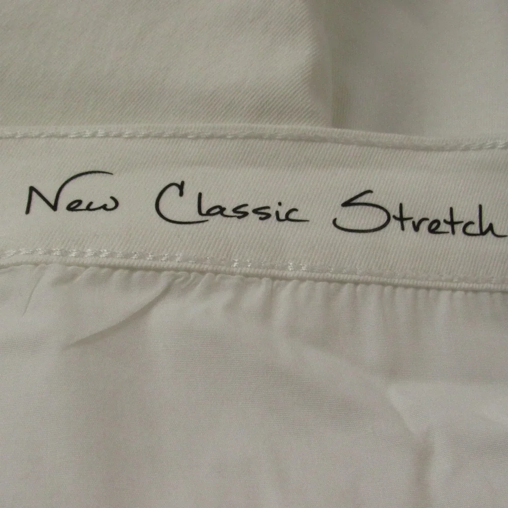 DG2 Pants Womens 24W White‎ Star Embroidered Cropped Raw Hem Stretch Jeans
